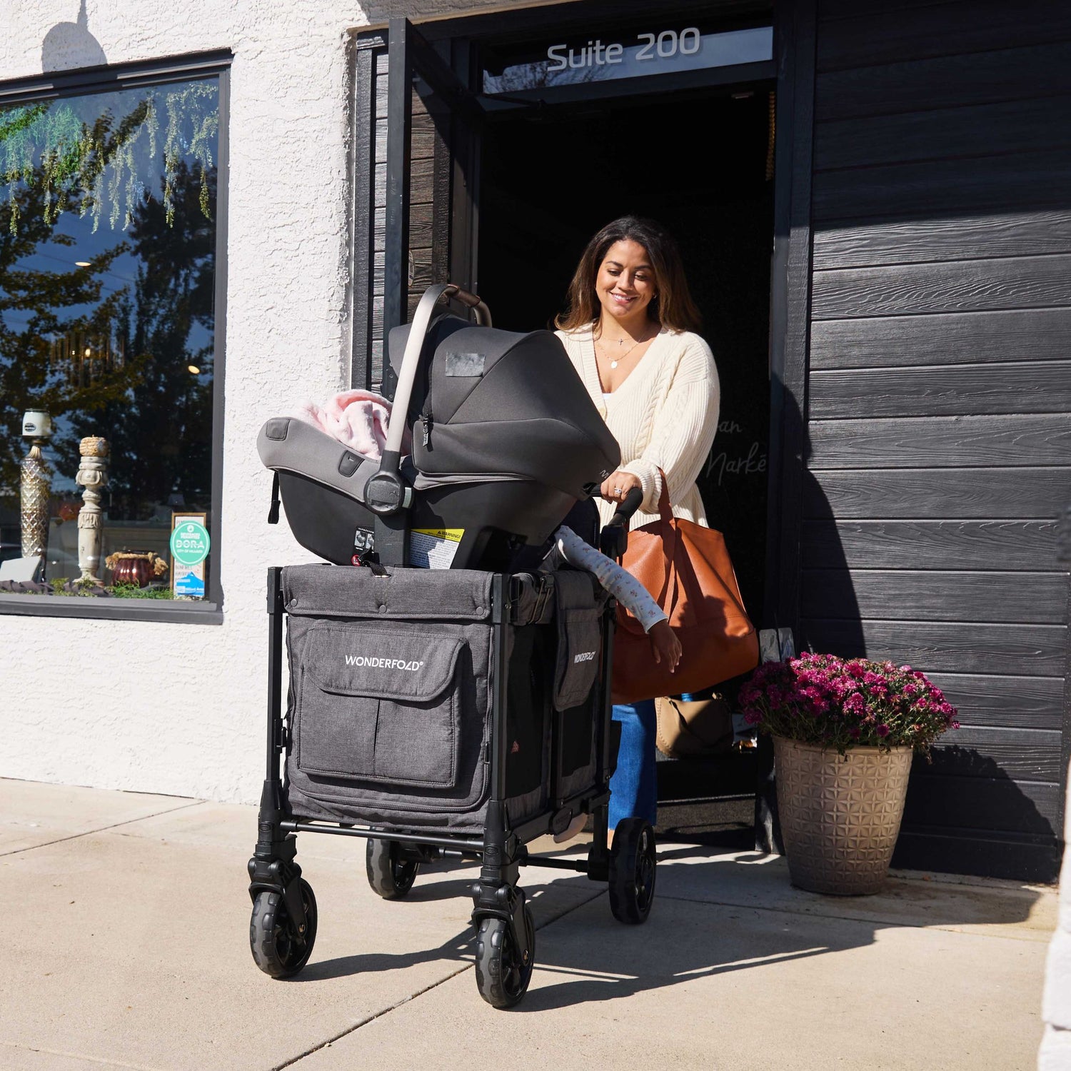 Car Seat Double Stroller Twin Wagon Fits Through Door