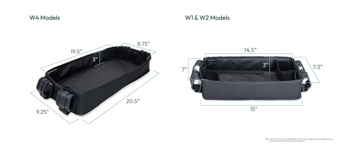 snack tray dimensions
