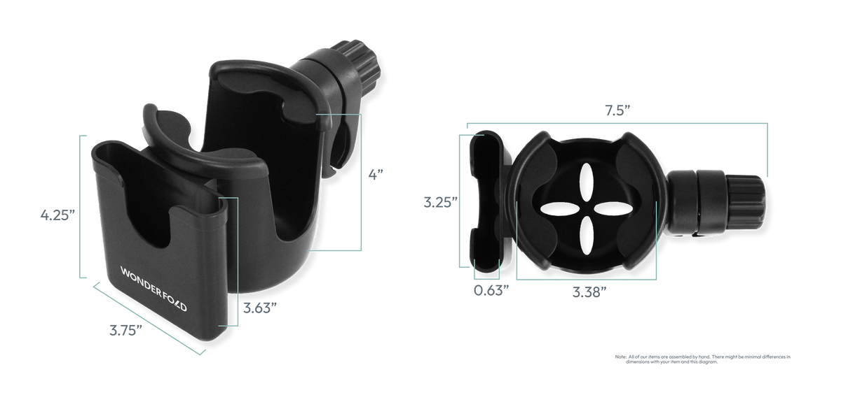 phone cup holder dimensions