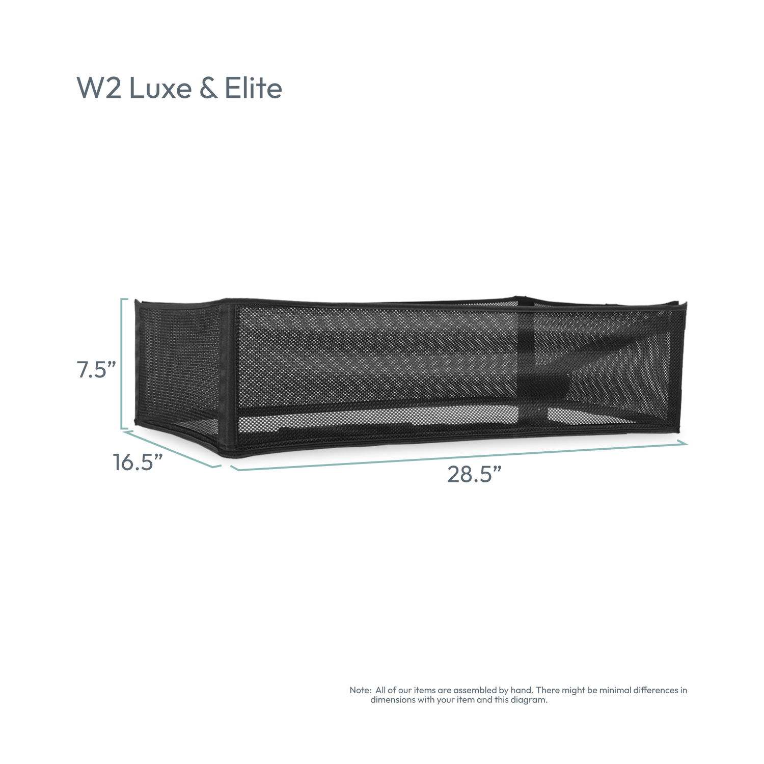 Sun protector dimensions