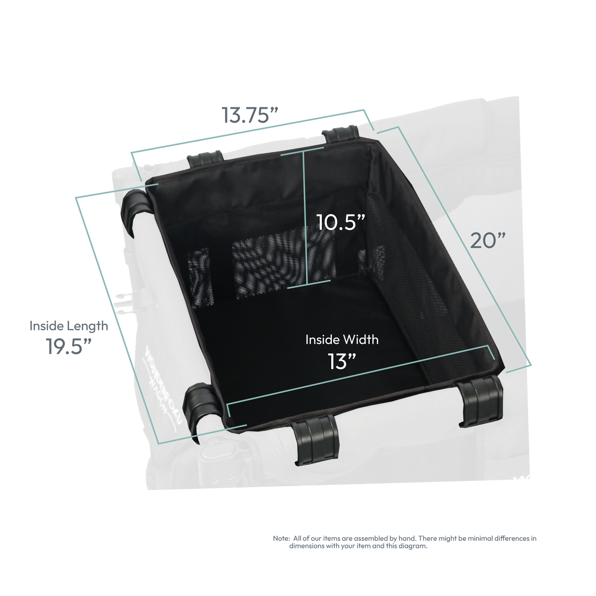 wonder tote inner dimensions