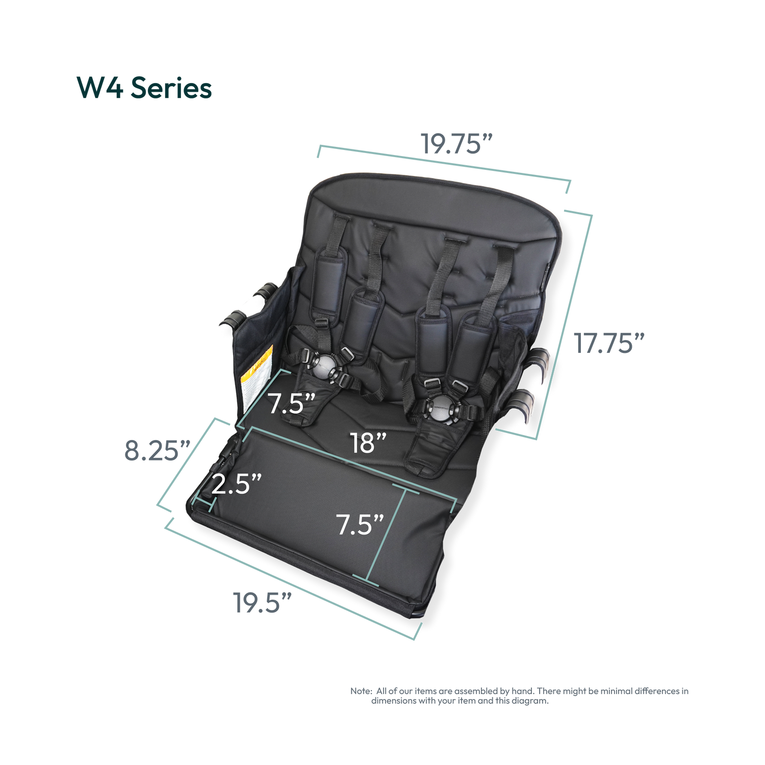 premium footrest dimensions