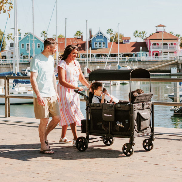 w4 elite quad stroller wagon costco W4 Elite Quad Stroller Wagon (4 Seater) l WonderFold – WONDERFOLD