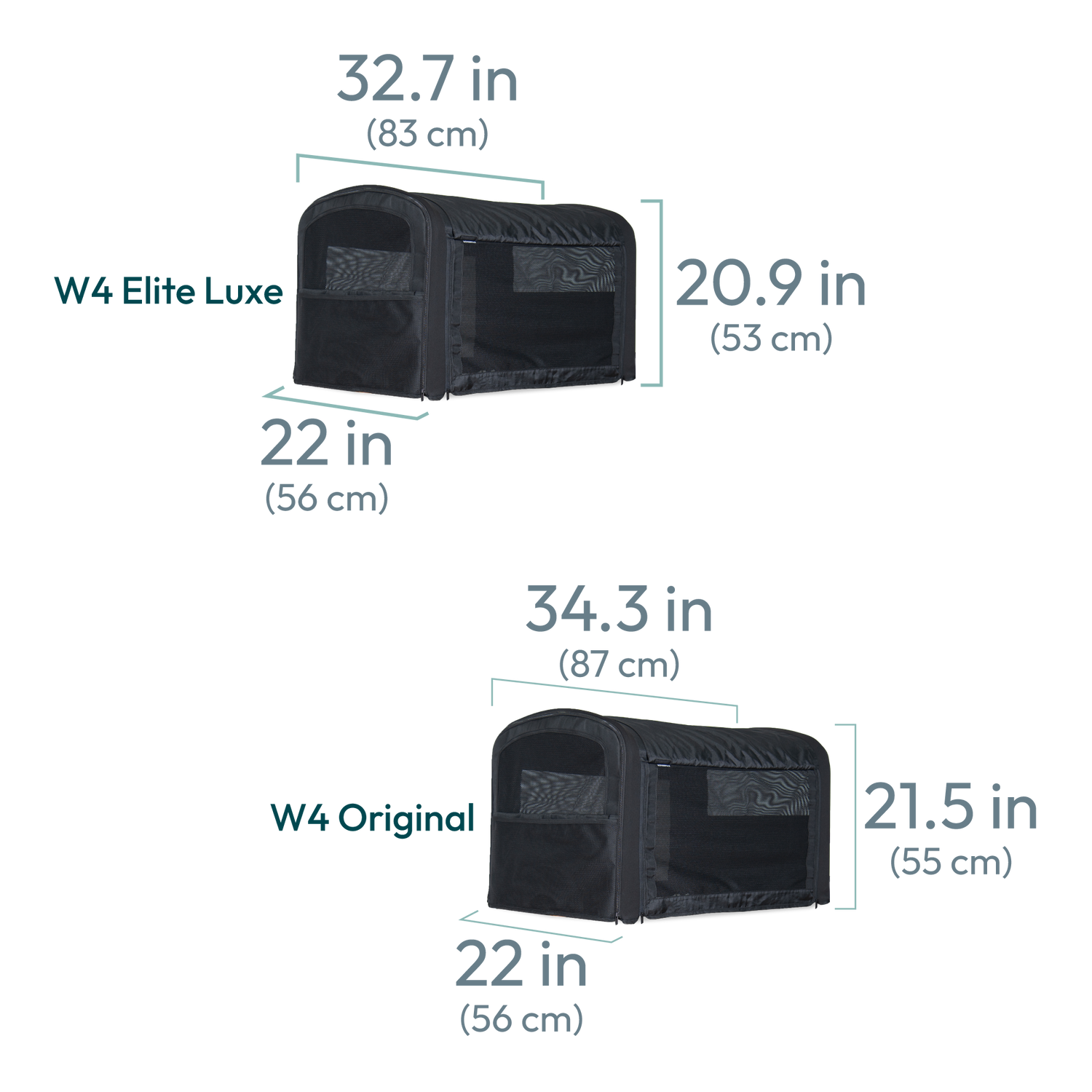 stroller wagon flex canopy dimensions