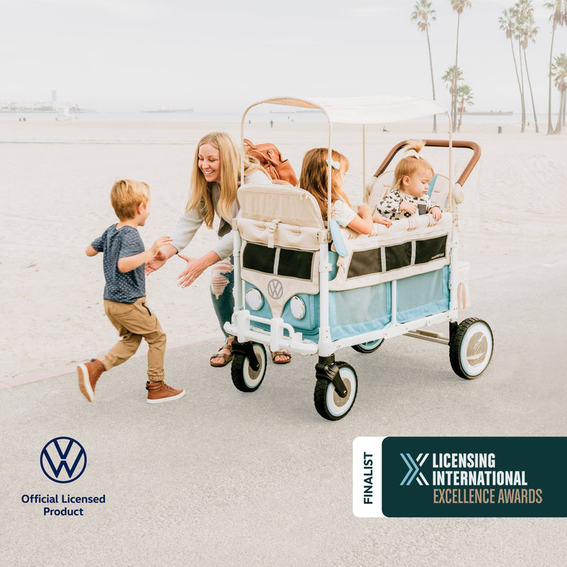 wonderfold special edition volkswagen quad stroller wagon VW4 Volkswagen 4-Seater Stroller Wagon – WONDERFOLD