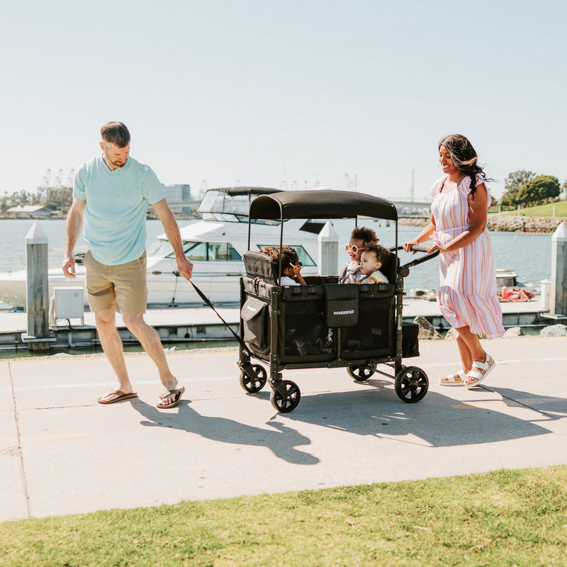 wonderfold w4 elite quad stroller wagon W4 Elite Quad Stroller Wagon (4 Seater) l WonderFold – WONDERFOLD