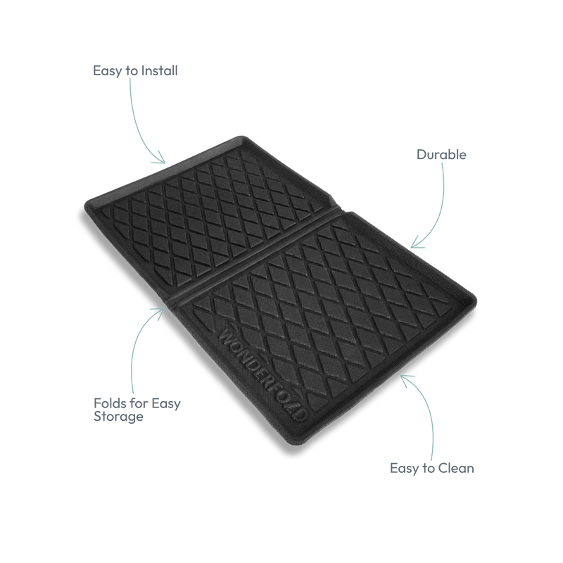 transparent all weather mat with instructions and functions