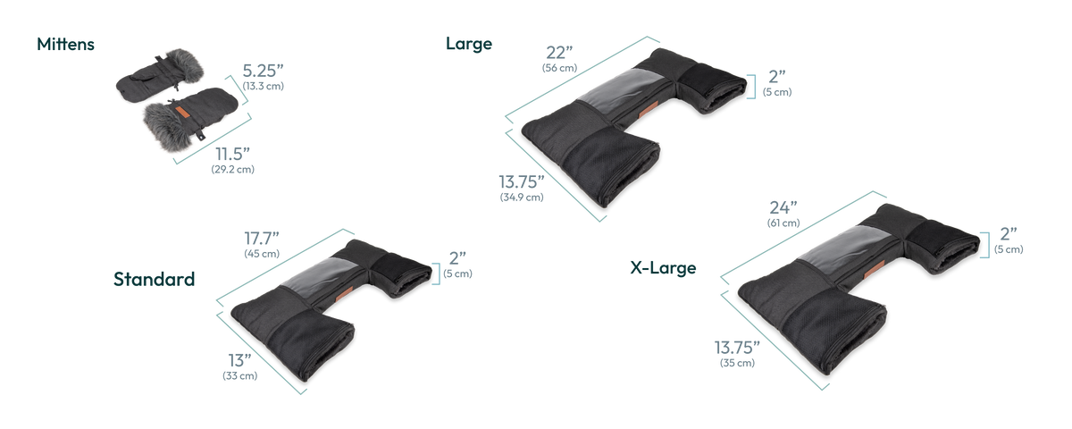 Stroller wagon mitten dimensions