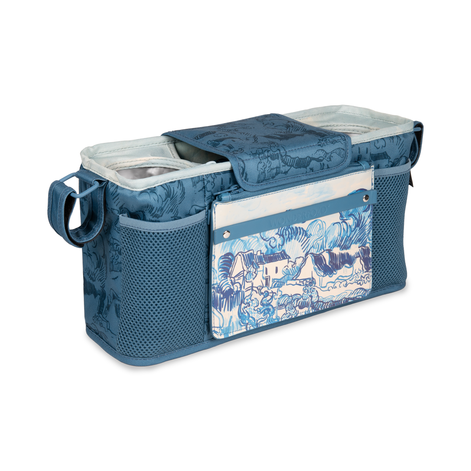 2 Cup Holders / Van Gogh Landscape with Houses