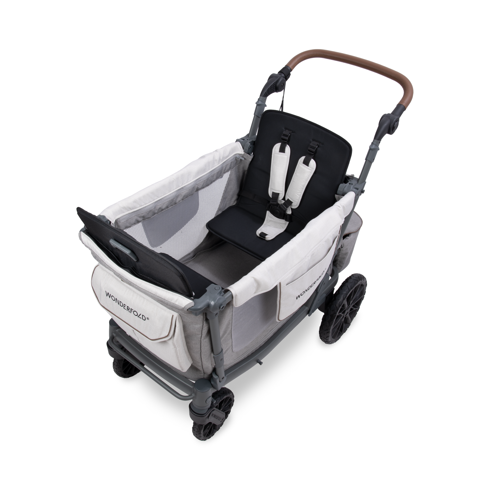 L2 gray stroller wagon top view