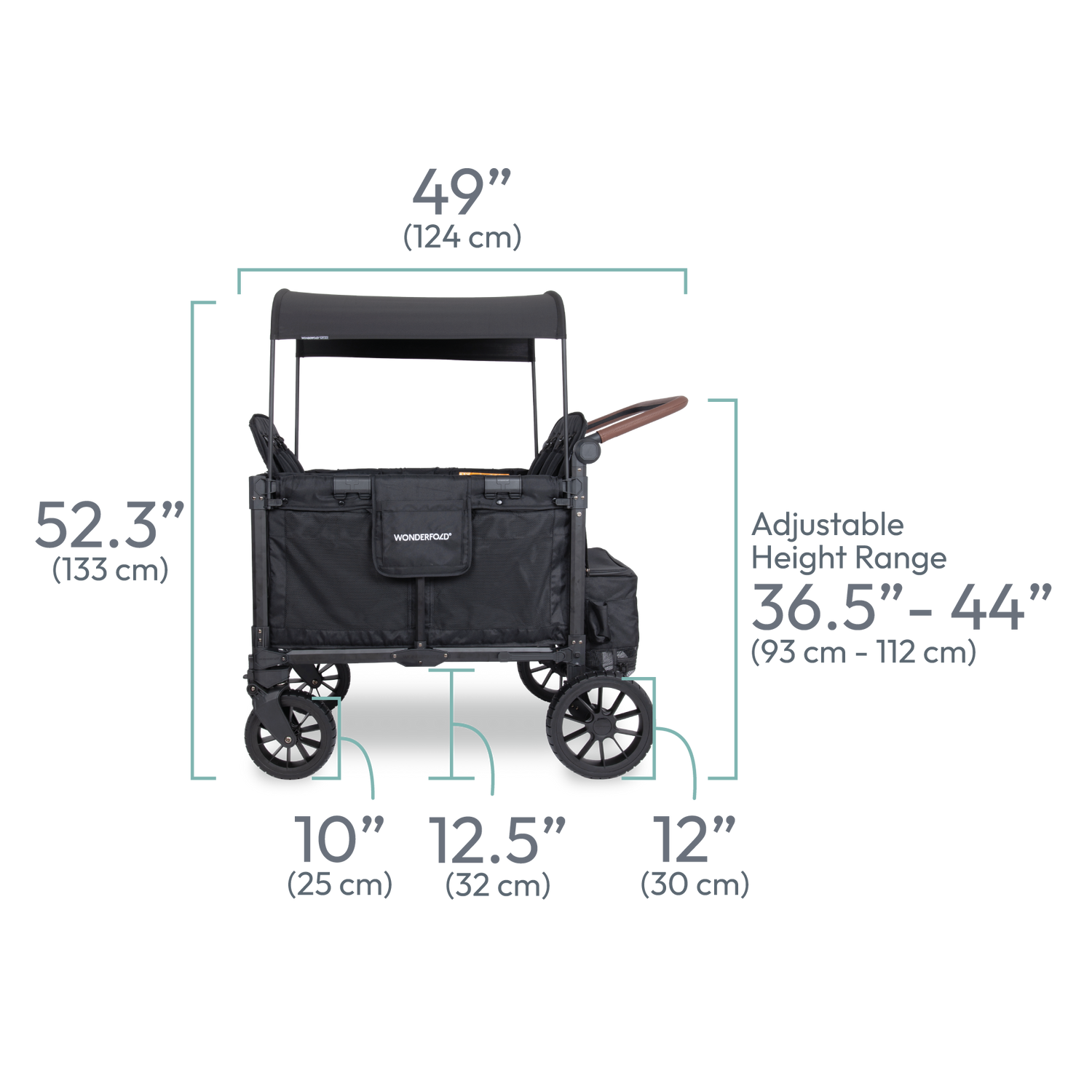 W4 Luxe Pro Quad Stroller Wagon | 4-Seater Kid's Wagon – WONDERFOLD W4 Luxe Pro Quad Stroller Wagon | 4-Seater Kid's Wagon – WONDERFOLD