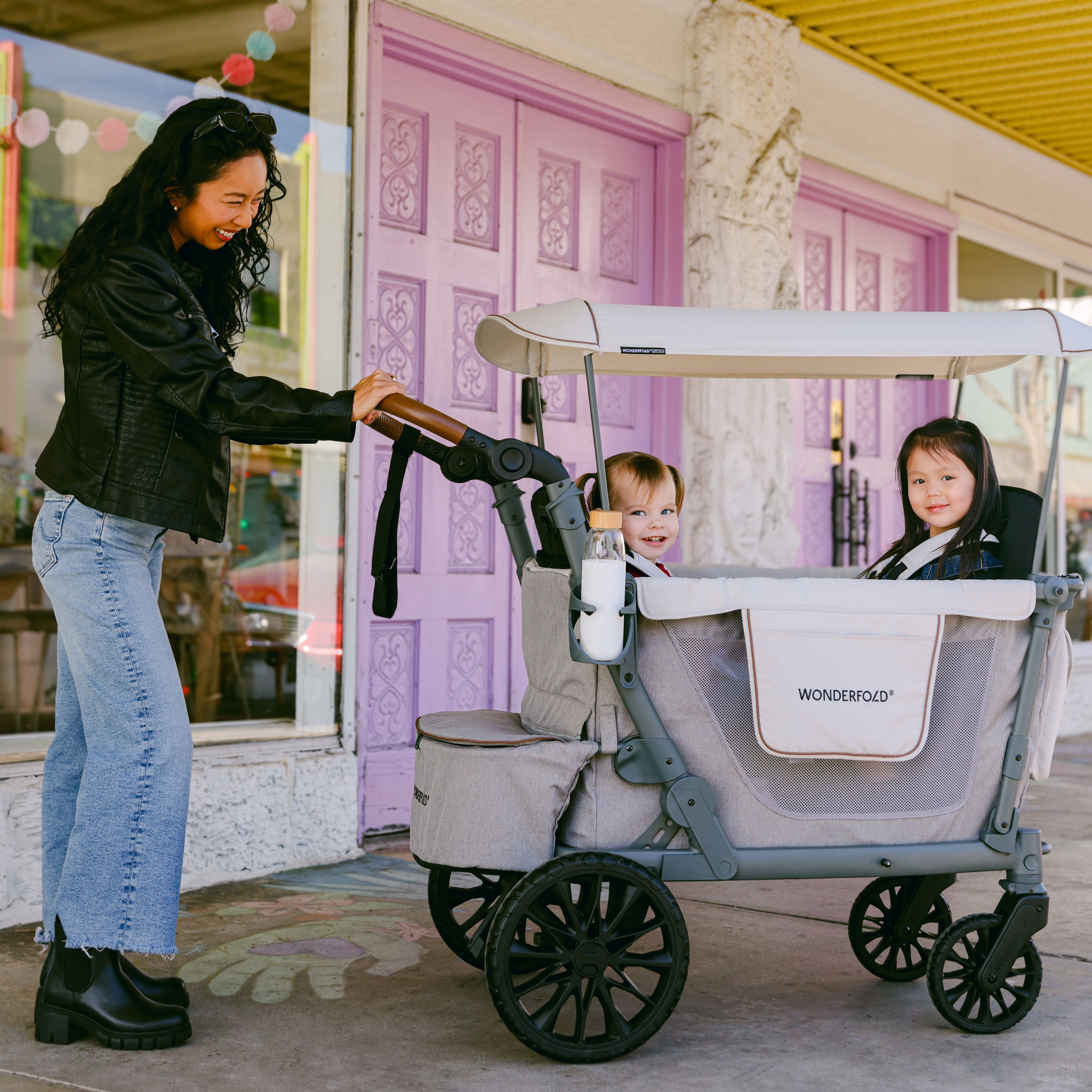 【tak】Wonderfold 4w Luxe 4人乗り W4 Luxe Pro Quad Stroller Wagon | 4-Seater Kid's Wagon – WONDERFOLD