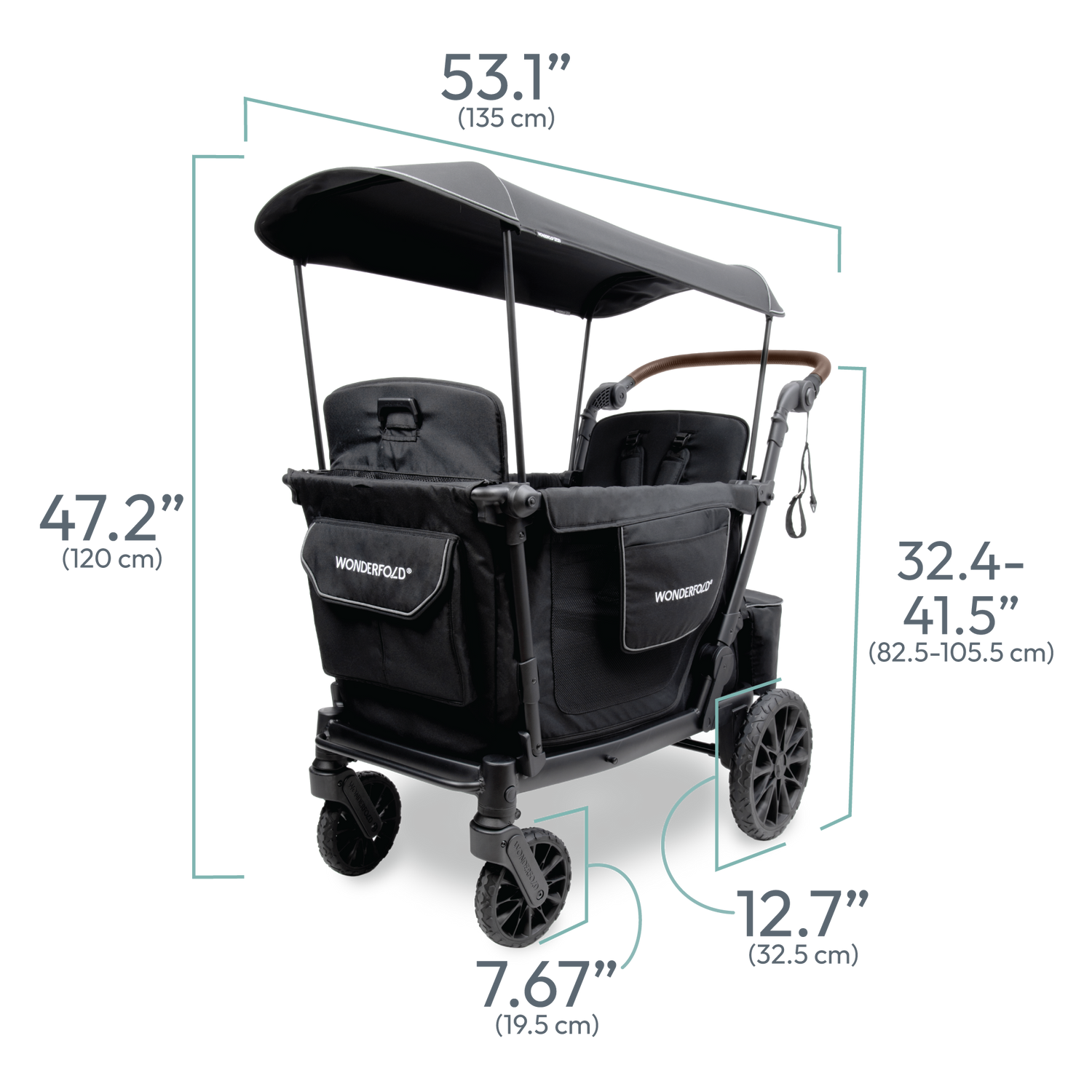 wonderfold wagon premium double stroller wagon L2 Double Stroller Wagon (2 Seater)
