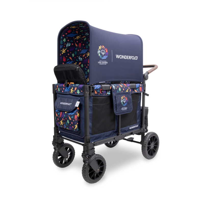 wonderfold w2 luxe multifunctional double stroller wagon 2026 Special Olympics Luxe Pro 2-Seater Stroller Wagon