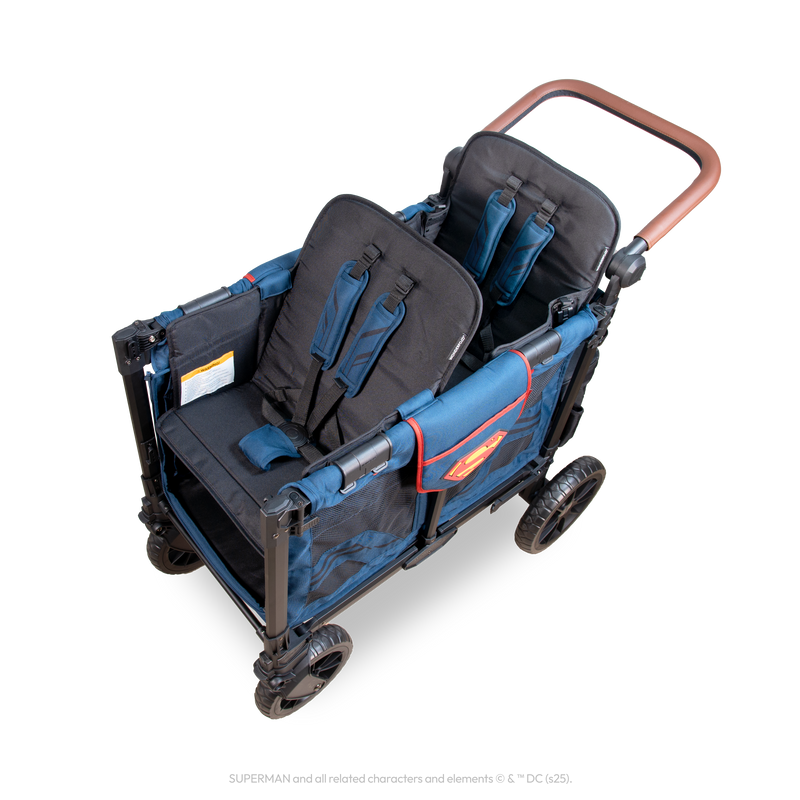 Superman Luxe Pro Stroller Wagon (2 Seater)