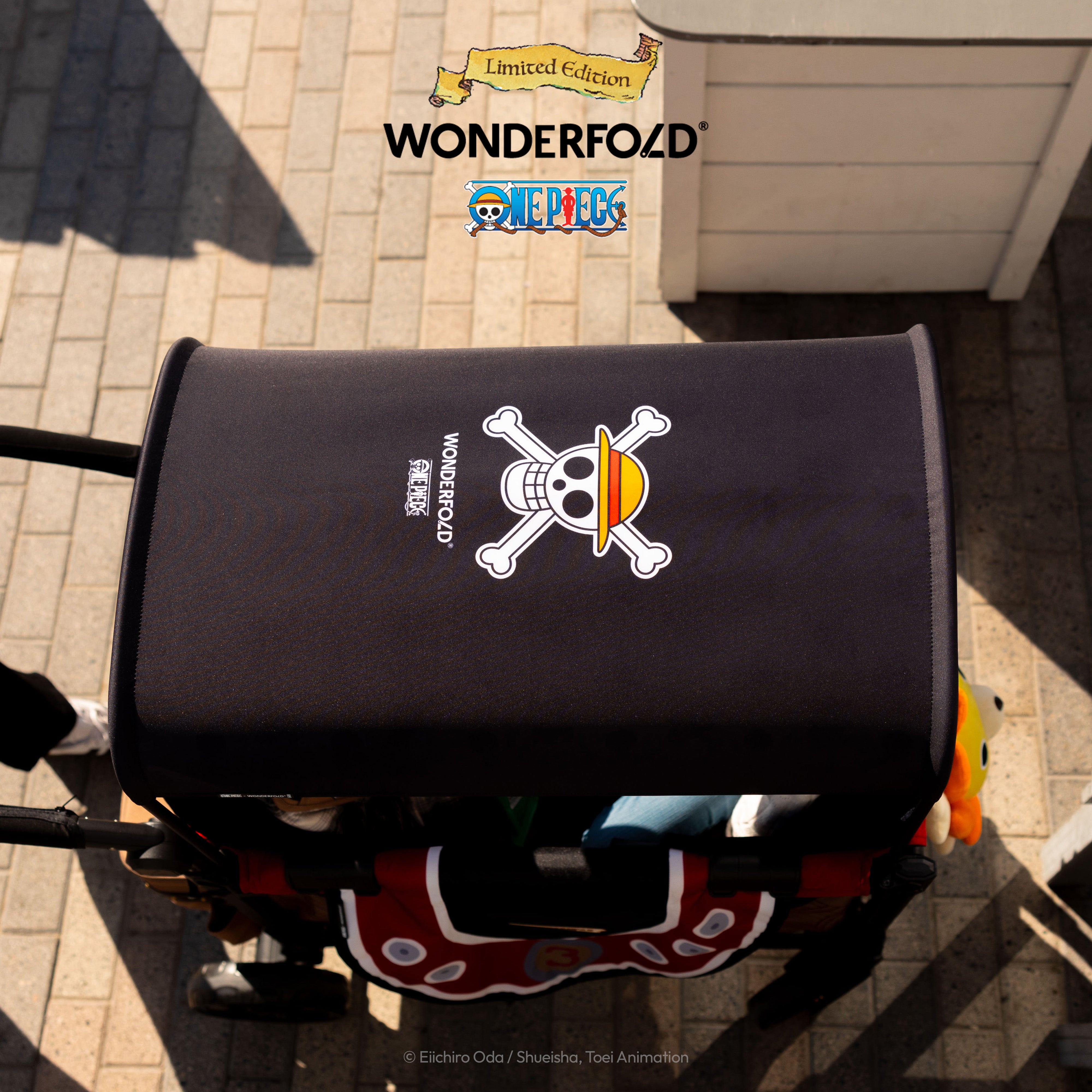 WonderFold x One Piece Stroller Wagon Canopy – UPF 50 Sun