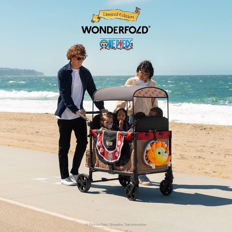 stroller wagon beach WonderFold ONE PIECE Thousand Sunny Elite 4-Seater Stoller Wagon