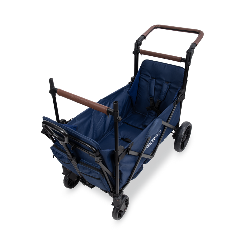 wonderfold outdoor x2 push & pull double stroller wagon X2R Compact, Lightweight, 2 Seater WonderFold Stroller Wagon