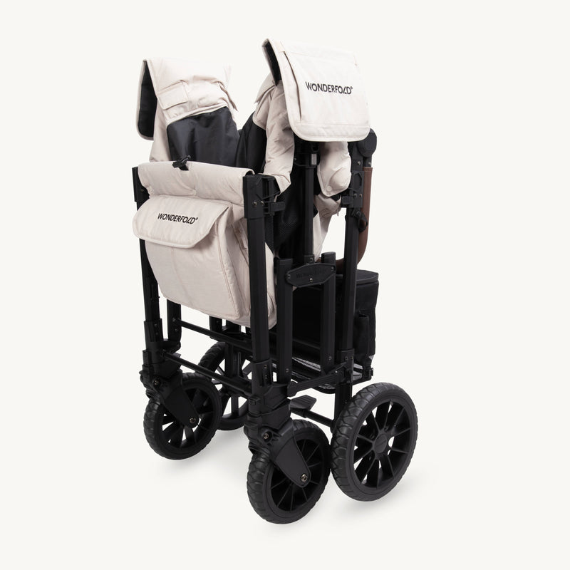 W2 Luxe Pro Stroller Wagon (2 Seater) - Sandy Beige