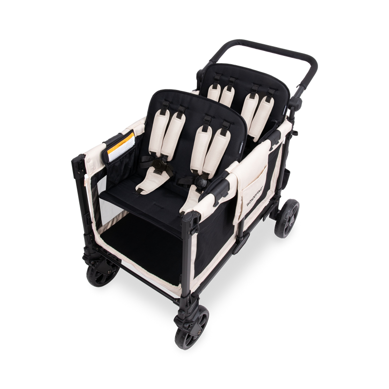W4 Elite Pro Stroller Wagon (4 Seater) - Sandy Beige