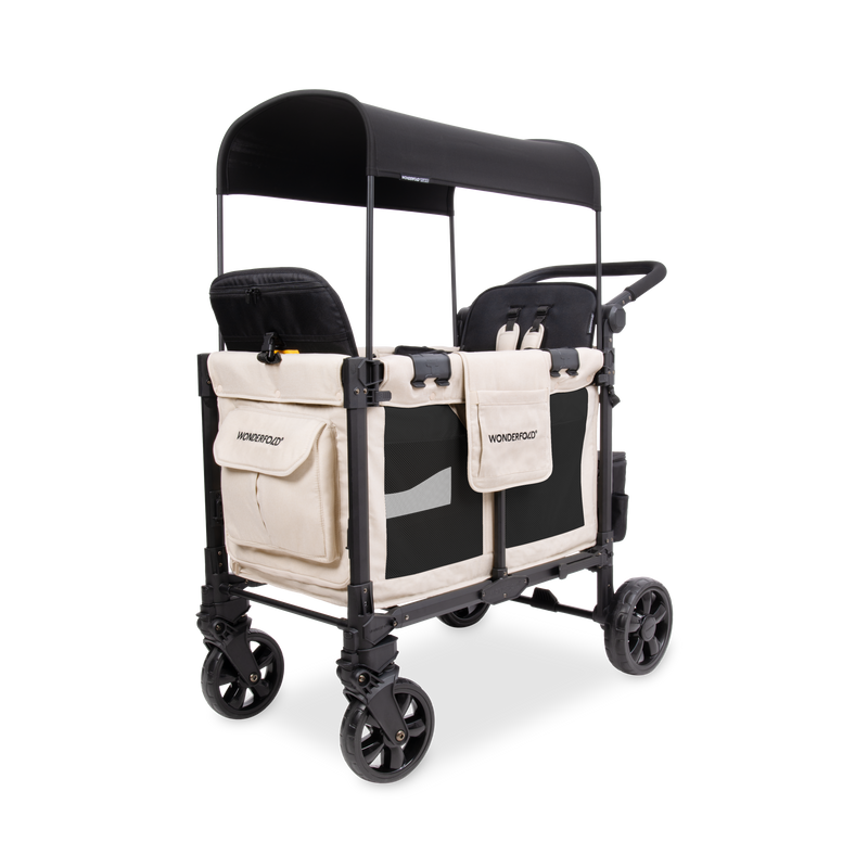 W2 Elite Pro Stroller Wagon (2 Seater) - Sandy Beige