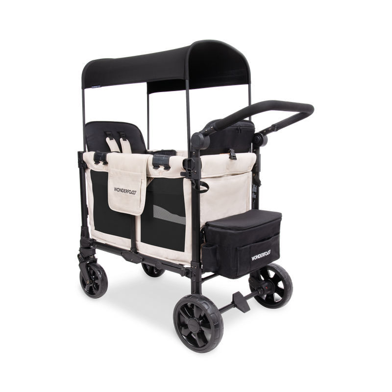 W2 Elite Pro Stroller Wagon (2 Seater) - Sandy Beige