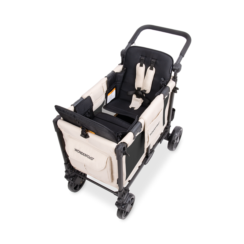 W2 Elite Pro Stroller Wagon (2 Seater) - Sandy Beige