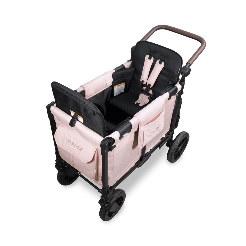 W2 Luxe Pro Stroller Wagon (2 Seater) - Blush Pink