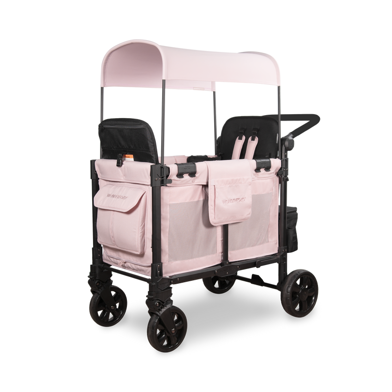 W2 Elite Pro Stroller Wagon (2 Seater) - Blush Pink