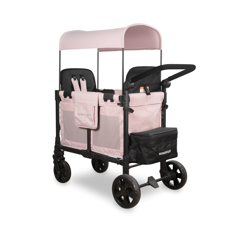 W2 Elite Pro Stroller Wagon (2 Seater) - Blush Pink