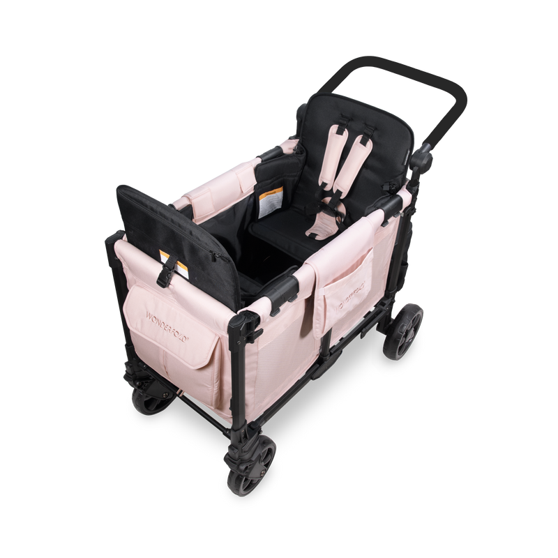 W2 Elite Pro Stroller Wagon (2 Seater) - Blush Pink