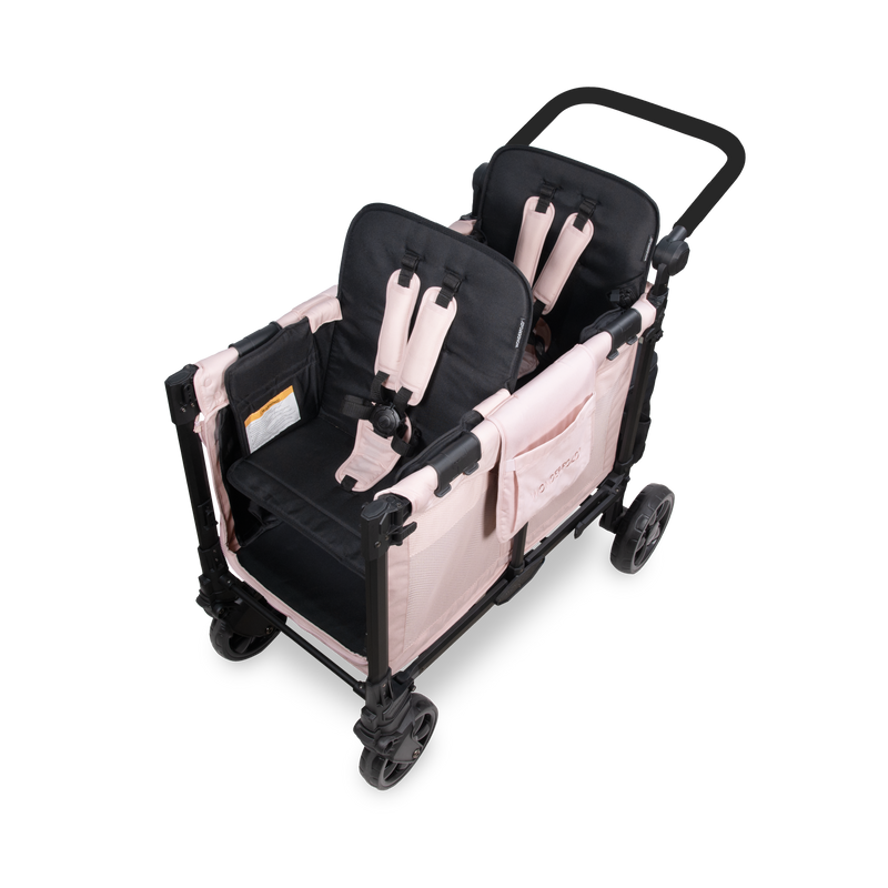 W2 Elite Pro Stroller Wagon (2 Seater) - Blush Pink