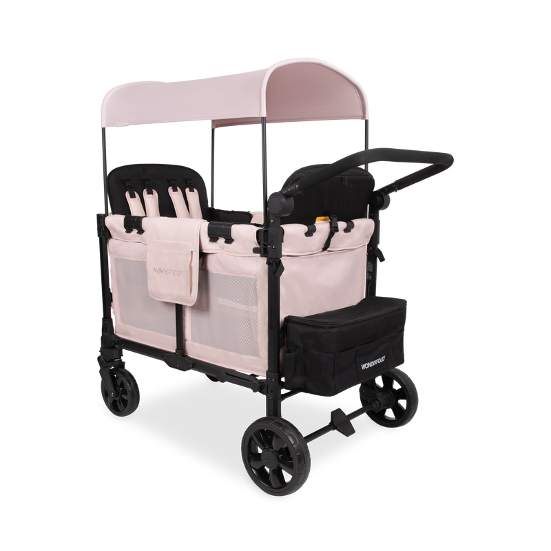 W4 Elite Pro Stroller Wagon (4 Seater) - Blush Pink