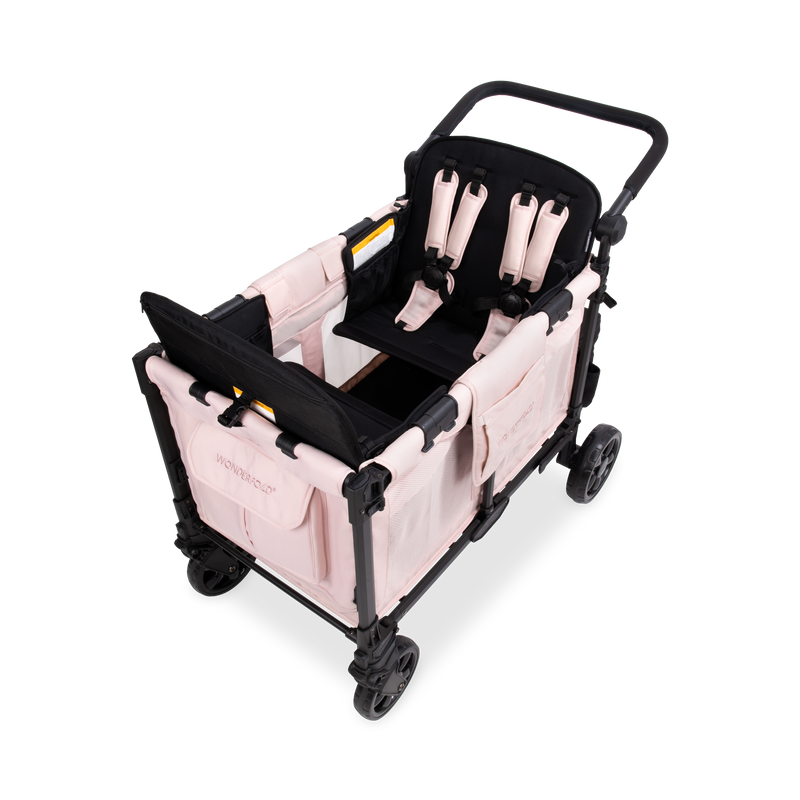 W4 Elite Pro Stroller Wagon (4 Seater) - Blush Pink