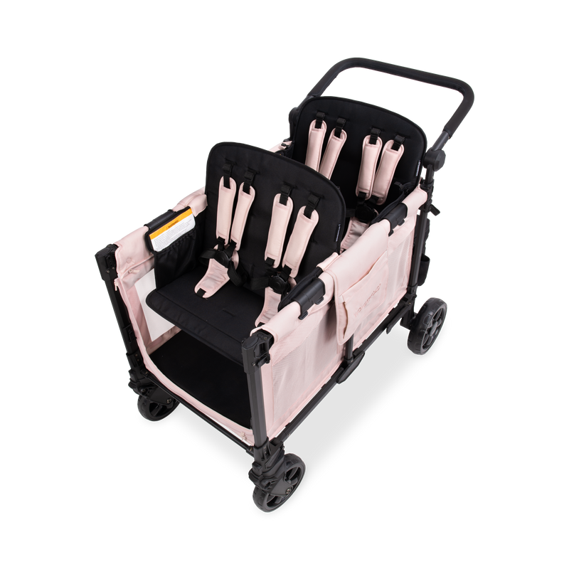 W4 Elite Pro Stroller Wagon (4 Seater) - Blush Pink