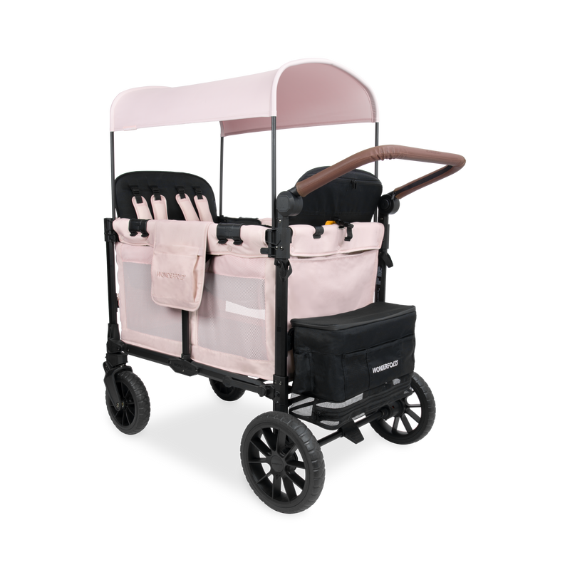 W4 Luxe Pro Stroller Wagon (4 Seater) - Blush Pink