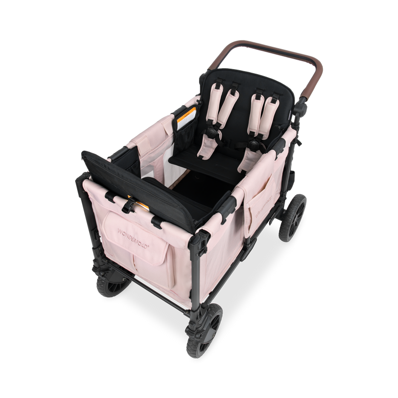 W4 Luxe Pro Stroller Wagon (4 Seater) - Blush Pink