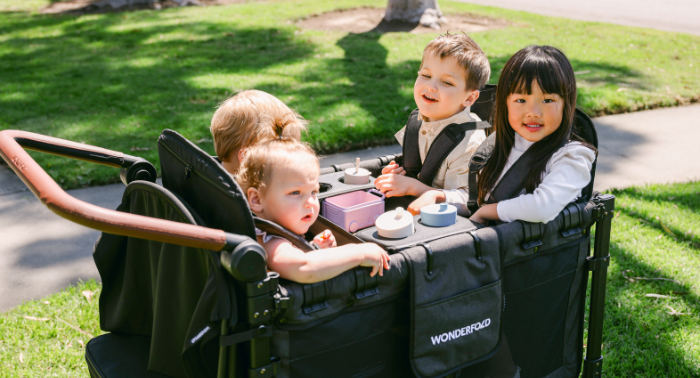 4 Seaters Quad Stroller Wagons WonderFold WONDERFOLD