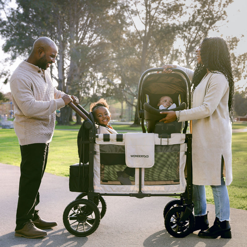 kids stroller wagon with baby safety seat adapter 