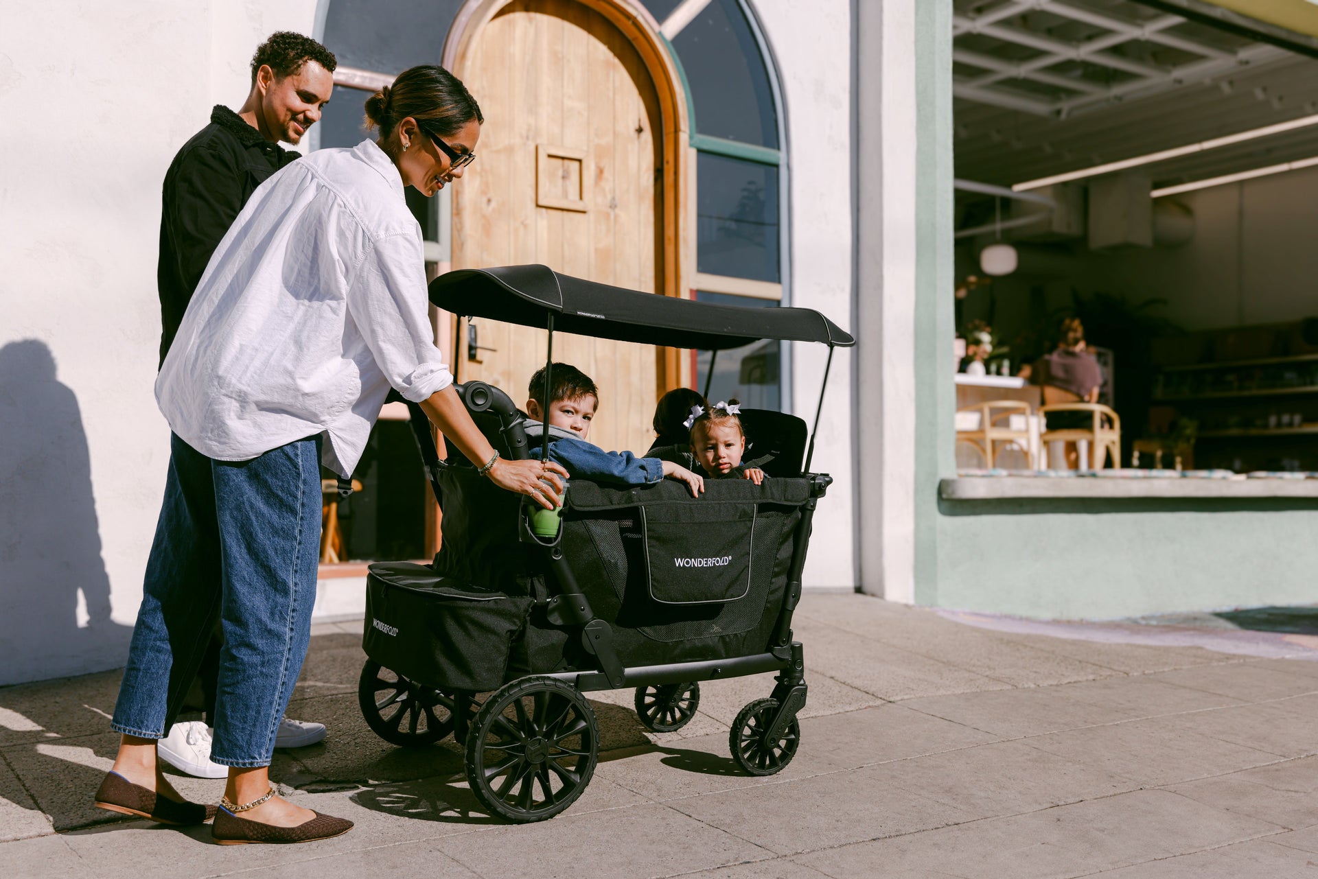 wonderfold quad stroller wagon L4 Quad Stroller Wagon (4 Seater)
