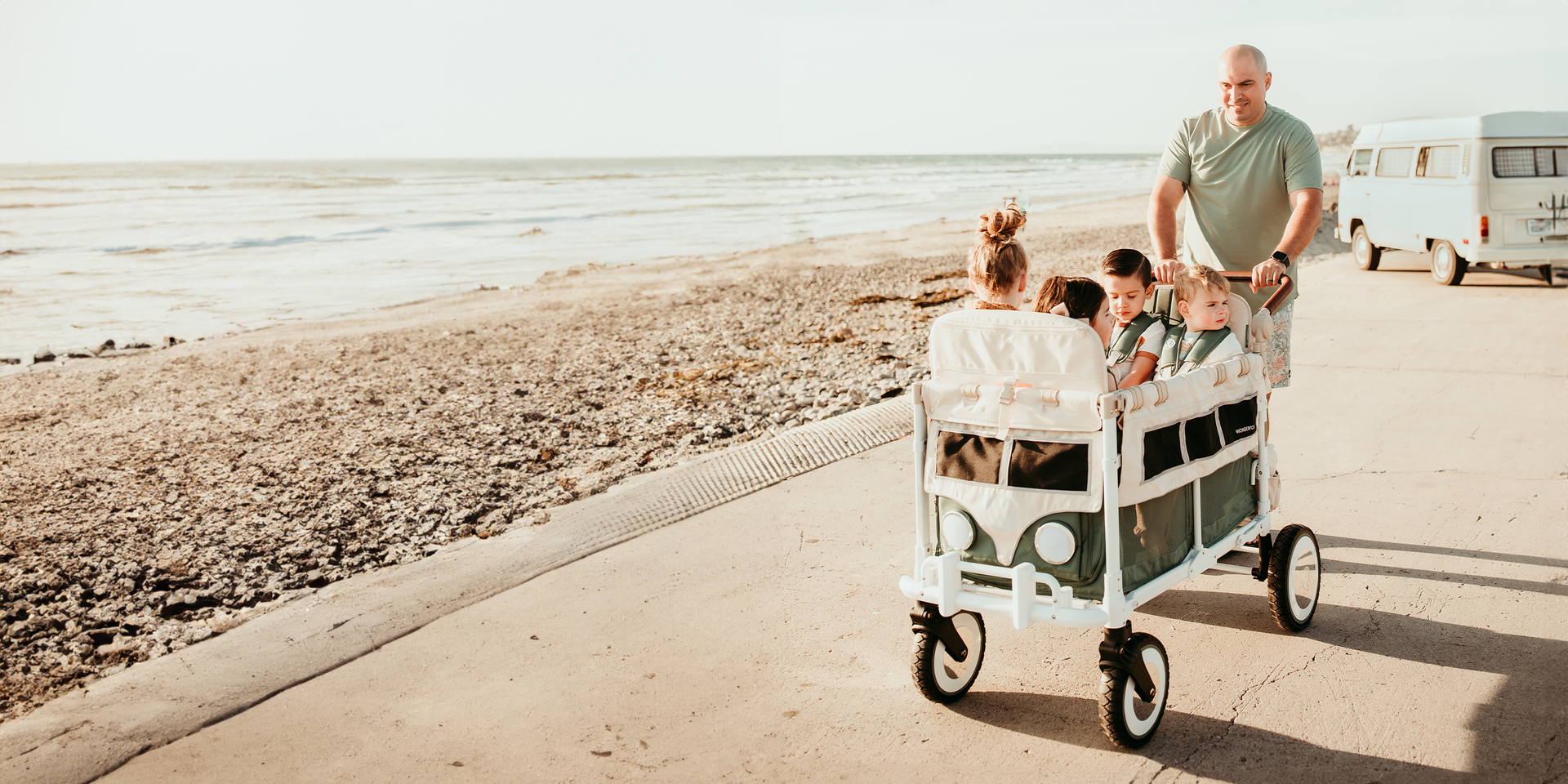 vw stroller wagon lowes VW4 Volkswagen 4-Seater Stroller Wagon – WONDERFOLD