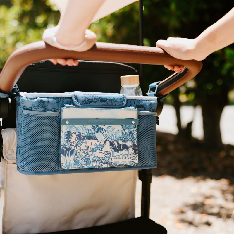2 Cup Holders / Van Gogh Landscape with Houses
