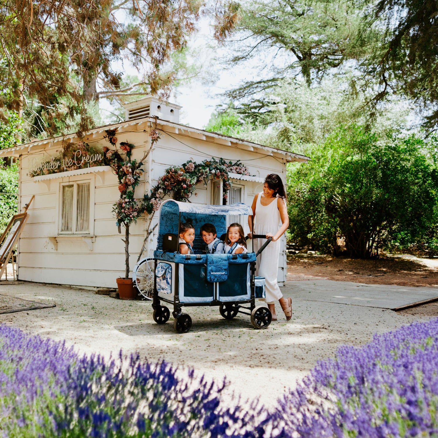 Van Gogh Stroller Wagon Accessories -  Landscape with Houses