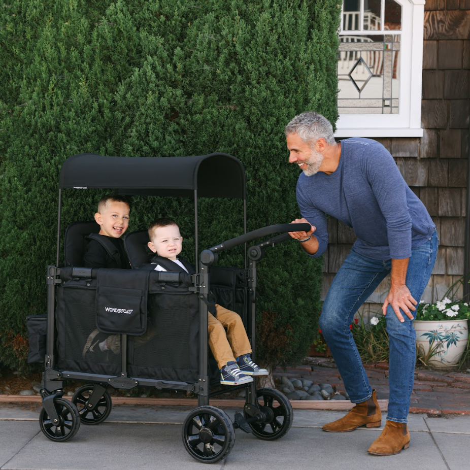 W2 Elite Pro WonderFold Wagon Stroller Easy Entrance easy fold 