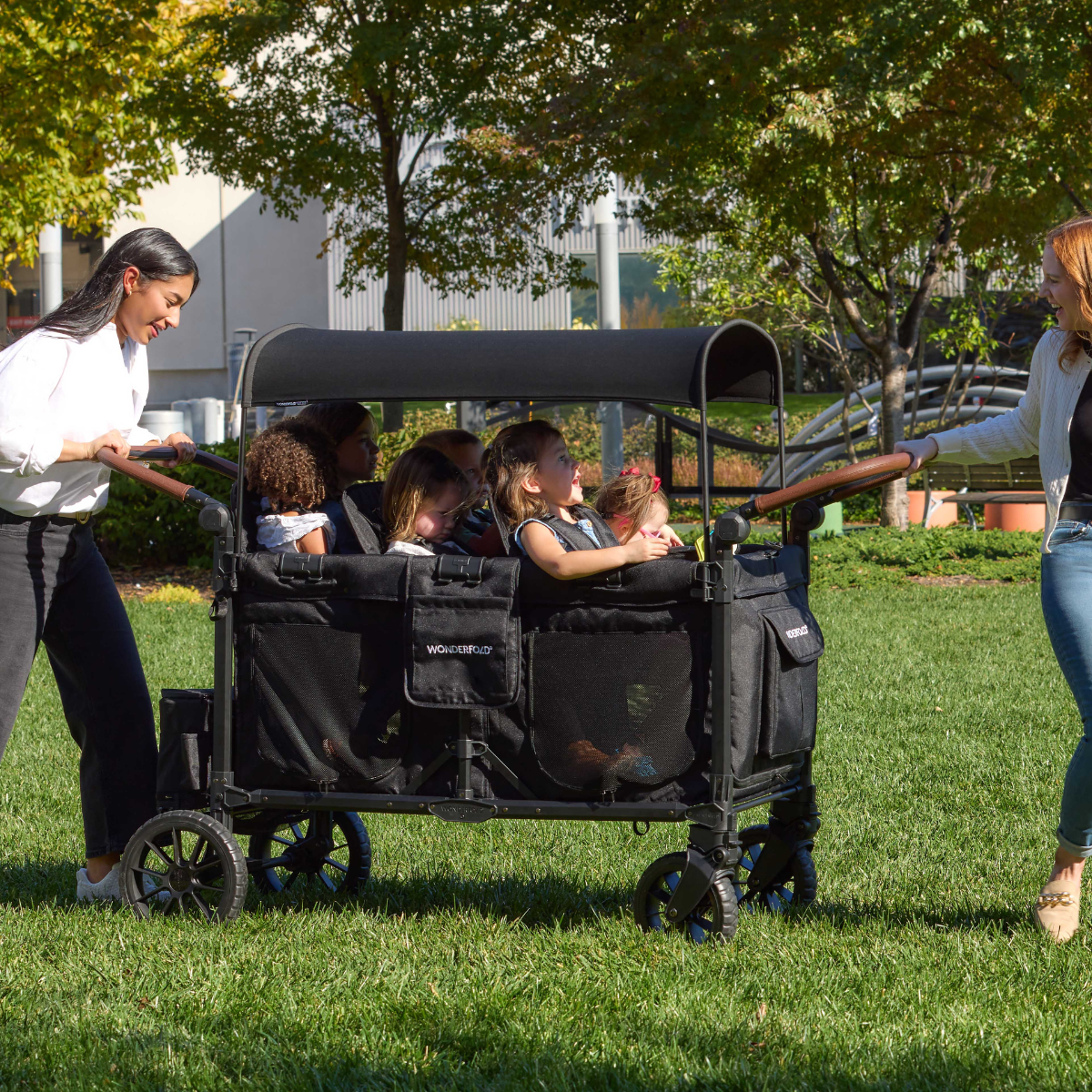 Six seater stroller wagon daycare kindergarten a lot of kids