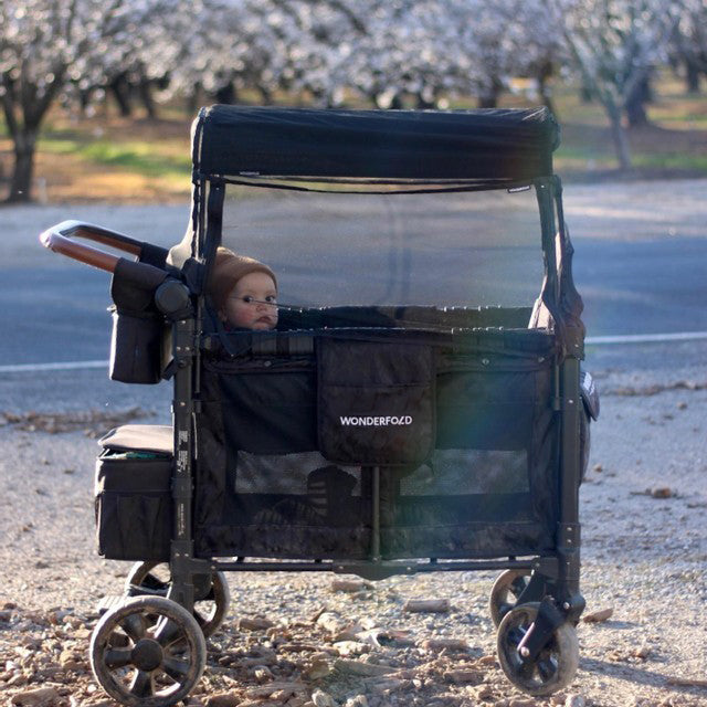 Infant stroller wagon mosquito screen