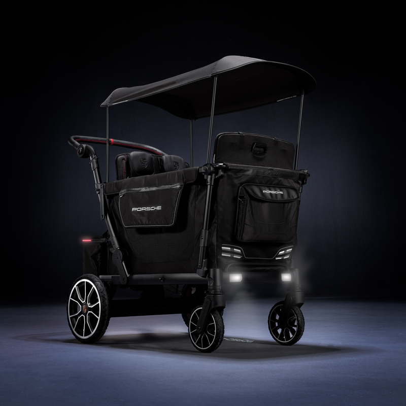 electric stroller wagon WonderFold x Porsche L4 Series Luxury Stroller Wagon – WONDERFOLD