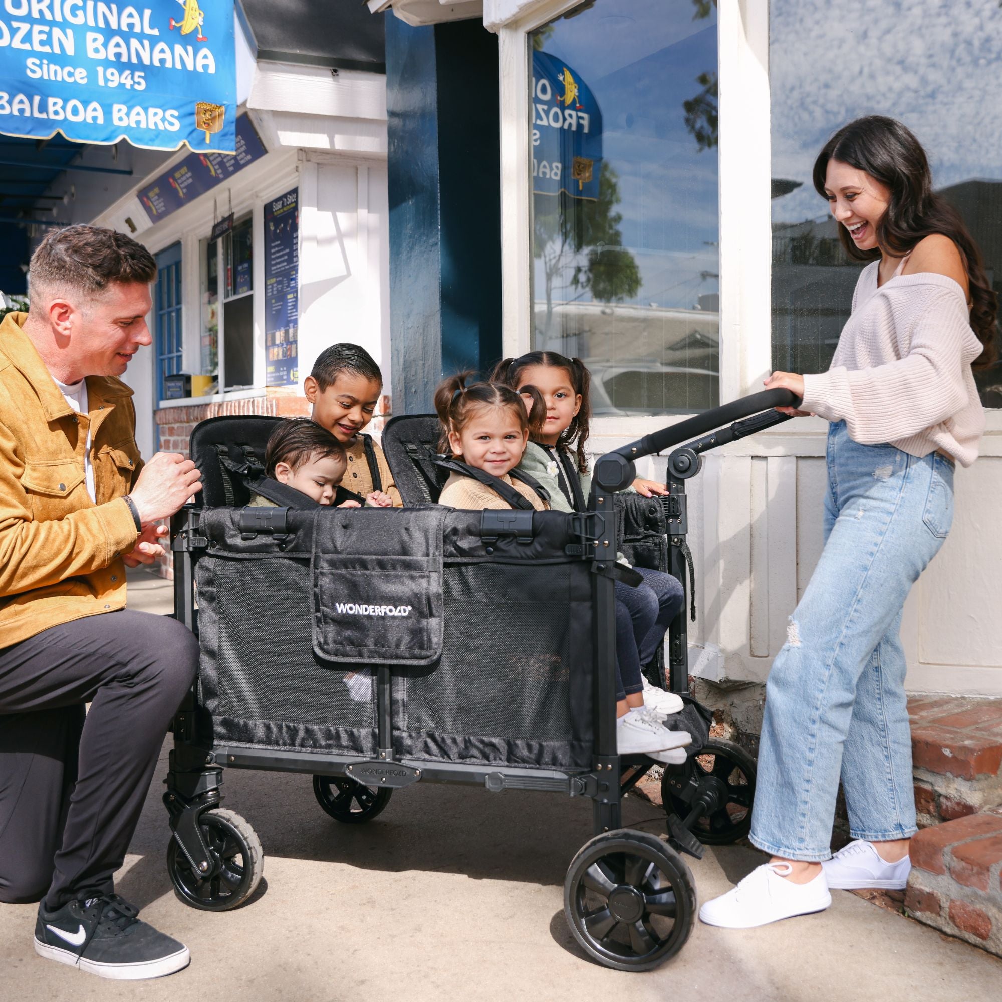 W4 Elite Pro Stroller Wagon (4 Seater) – WONDERFOLD