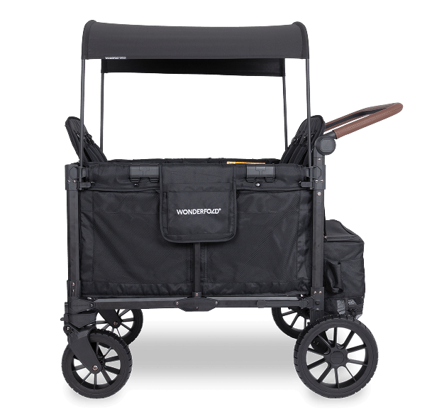 WonderFold stroller wagon with canopy and storage
