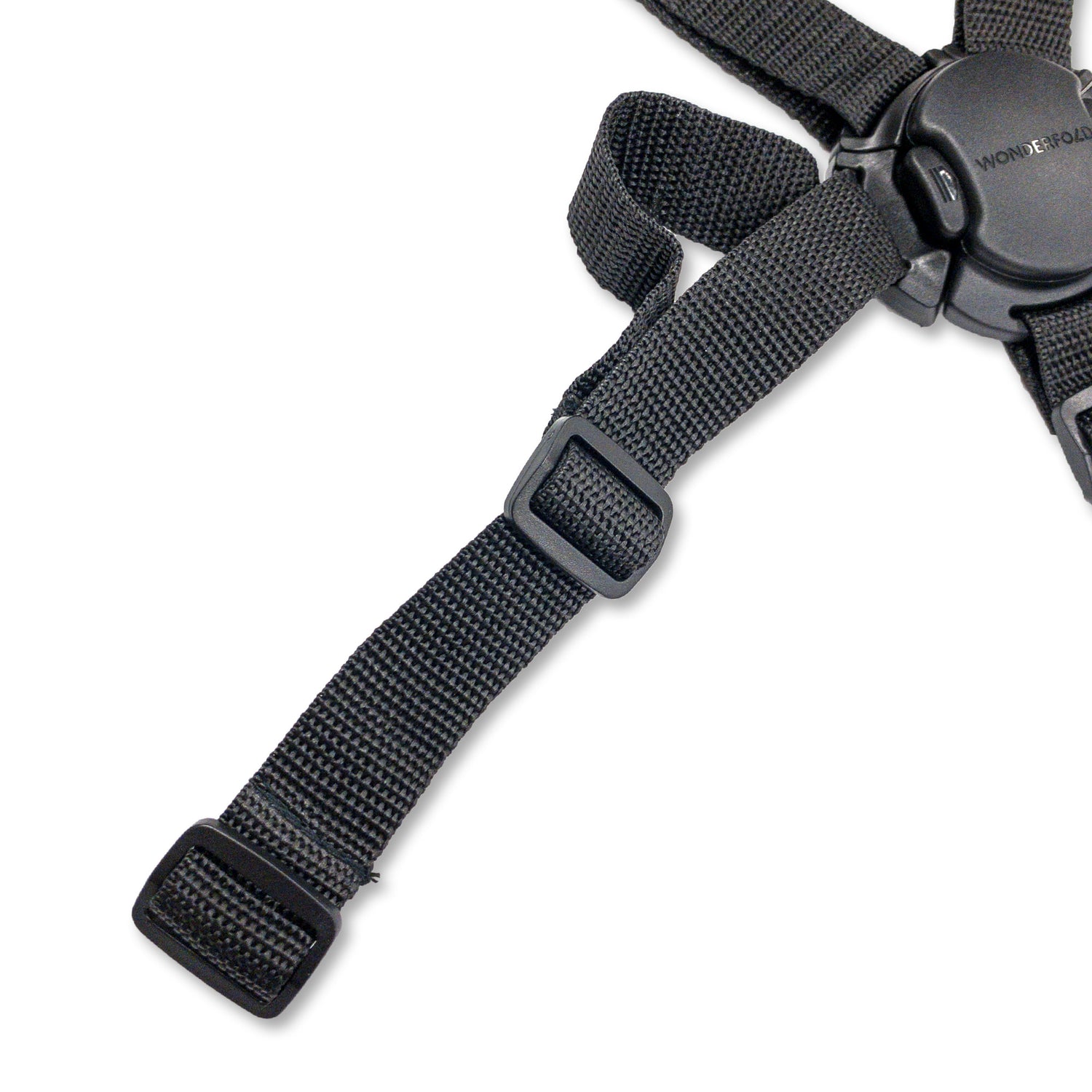 Automatic Magnetic Seatbelt Buckle with 5-Point Harness - Studio Image - Top Down - Strap